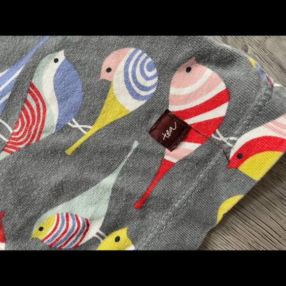 Tea Collection Colourful Bird Dress Sz 5 Yrs EUC - Picture 2 of 5